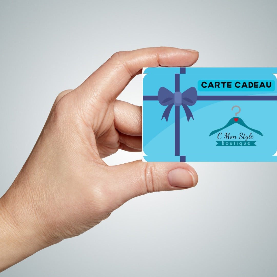 CARTE CADEAU BOUTIQUE C MON STYLE