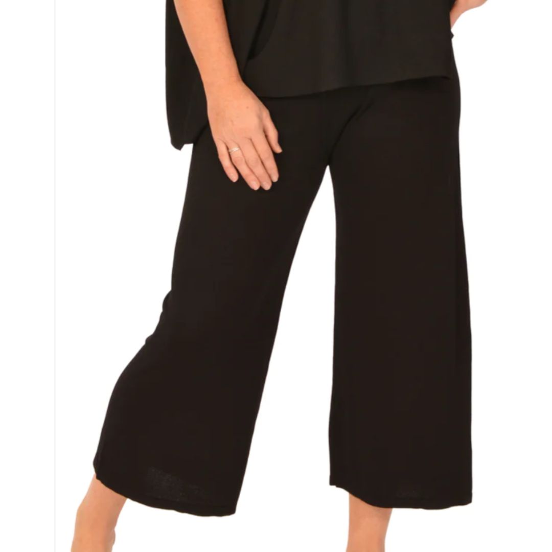 PANTALON EN MAILLE LÉGÈRE BK