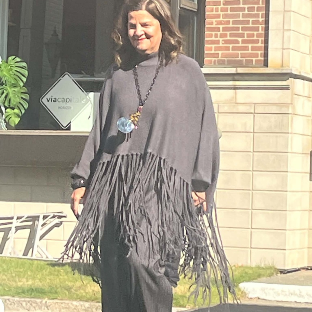 PONCHO CHARCOAL