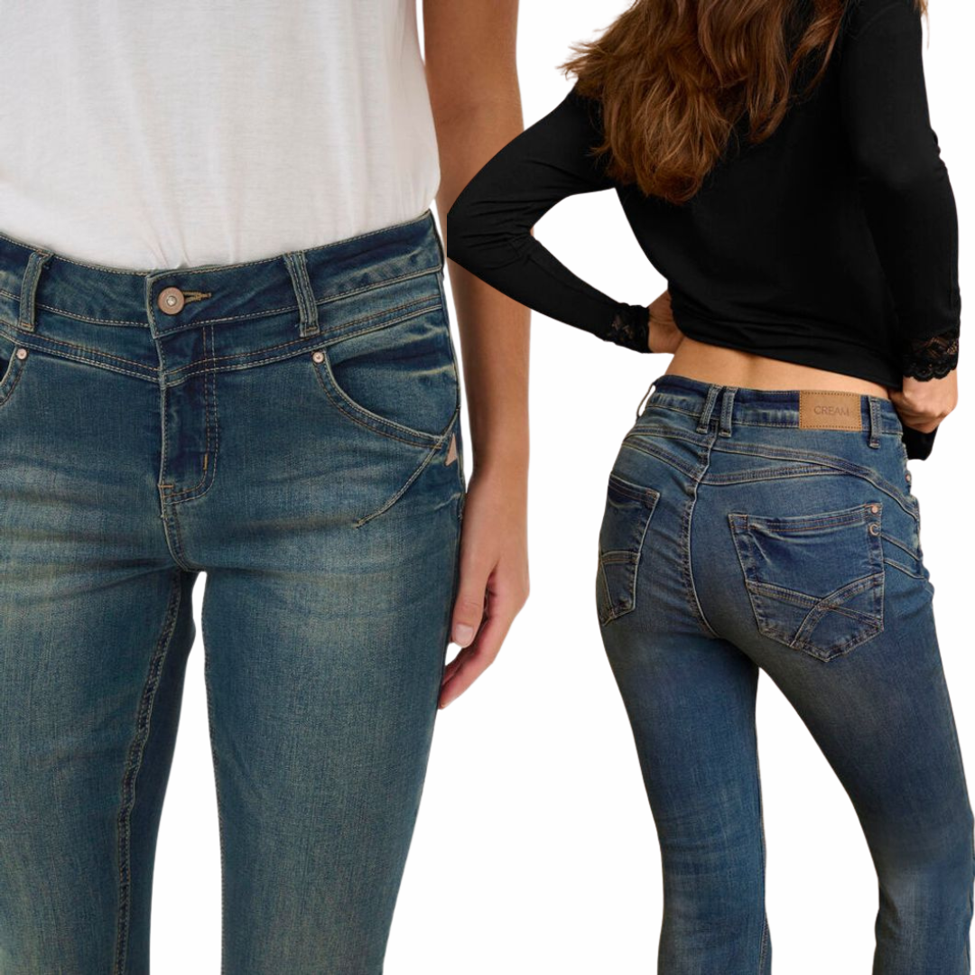 JEANS AMALIE-CREAM
