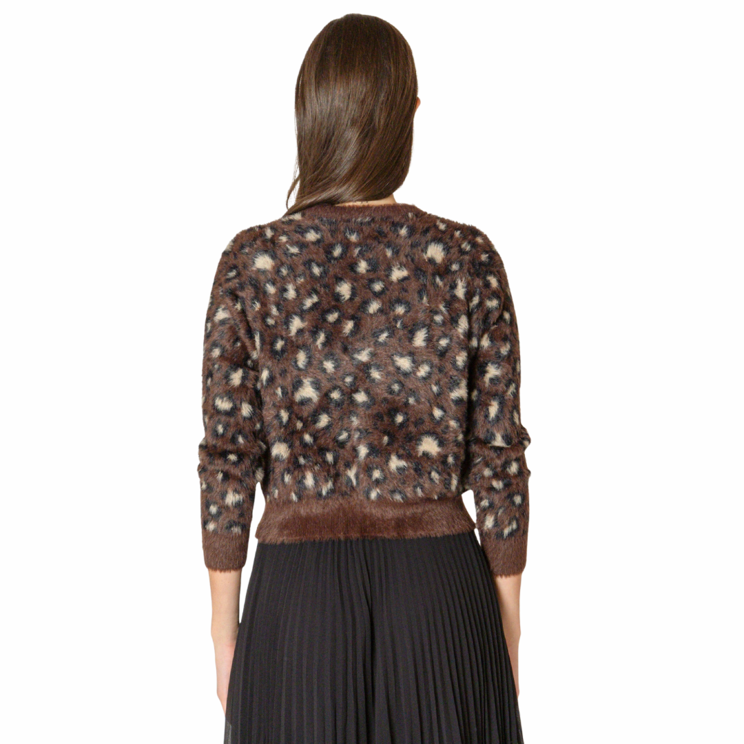 CARDIGAN LÉOPARD