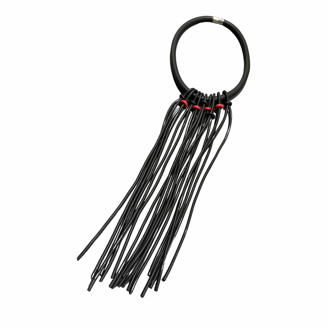 COLLIER CARLA NOIR/ROUGE