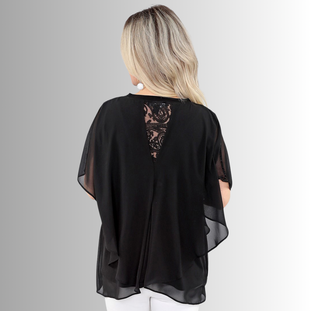 BLOUSE VOILÉE-MICHAEL TYLER