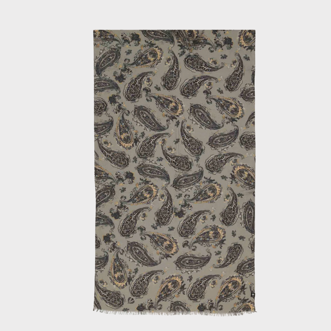 ÉCHARPE EN VISCOSE À MOTIF CACHEMIRE
