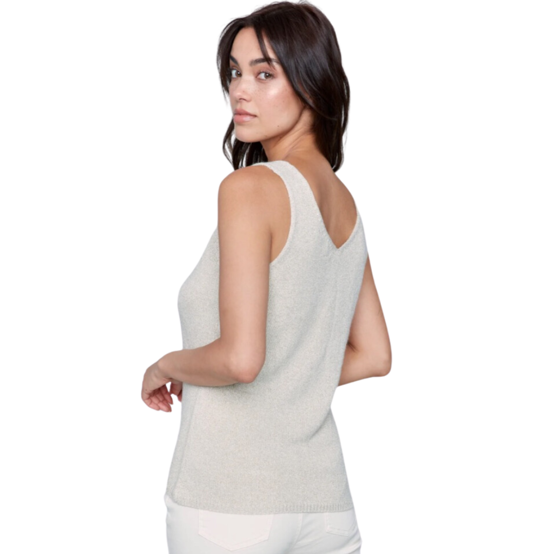 CAMISOLE SCINTILLANTE OR-CHARLIE B